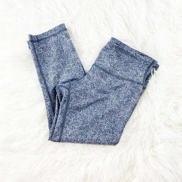 🦋 LULULEMON Wunder Under Crop III Rio Mist Leggings - Picture 3 of 7